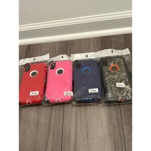 iPhone XS Max Case Rugged Defender w/ Clip